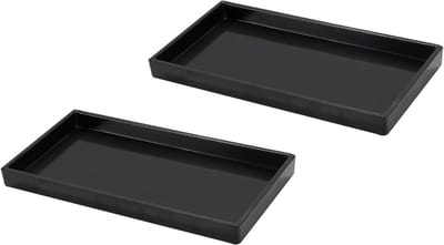 Set van 2 Badkamer Prullenbakken, Kleine Tray en Toilet Tank Opbergdoos voor Badkamer en Toilet Decoratie