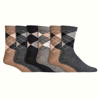 Damessokken | herensokken | met alpacawol | per 6 paar | diverse kleuren | maten 35-46