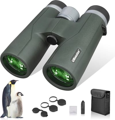 10x42 HD Verrekijker voor Vogelobservatie en Outdoor Activiteiten - Waterdicht met BAK4 Prisma