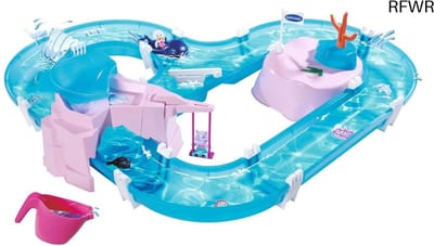 RFWR® Zeemeermin Waterbaan voor Kinderen - Betoverend Outdoor Waterspel met Boot en Speelfiguren
