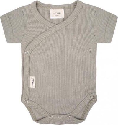 Little Indians Rib Romper Korte Mouw Abbey Stone 0-1 Mnd