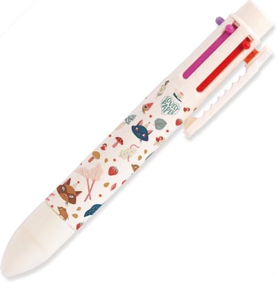 DJECO DJ3764, Clip, Multifunctionele balpen, Blauw, Groen, Oranje, Roze, Paars, Geel, 1 stuk(s)