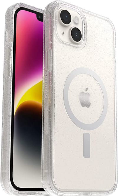 Geschikt voor OtterBox Symmetry+ Apple iPhone 14 Plus Hoesje Geschikt voor Mag Transparant
