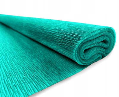 Gevouwen Gevouwen papier Zeegroen 200x50cm - Hoge kwaliteit
