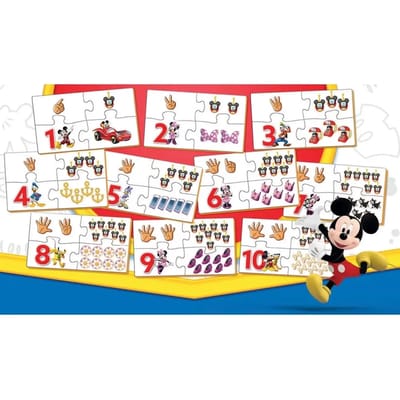 Puzzel leer de nummers Educa Mickey&Friends