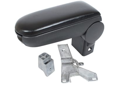 Modecar Serie - Zwart Kunstlederen Armsteun - VW Golf IV - VW Bora - Installatieset inbegrepen