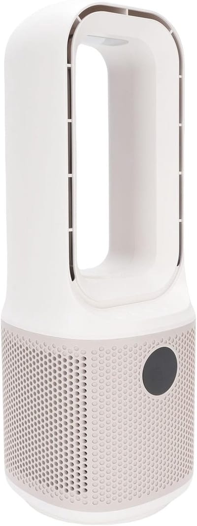 Bladloze Bureauventilator - Luchtbevochtiger Ventilator - Persoonlijk Comfort - Afneembare Luchtbevochtiger - 38 x 16 x 16 cm - Wit