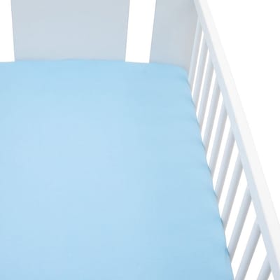 New Baby jersey hoeslaken 60x120 cm blauw - Wieglaken