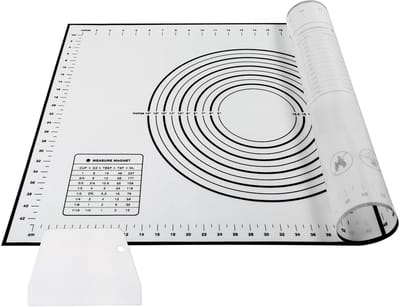 Dailygoods - Siliconen Bakmat 70 x 50 cm - Antislip Kneed- en Bakonderlegger met Maataanduiding