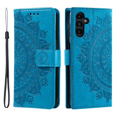 Comfycase Samsung Galaxy A37 Mandala Wallet Blauw
