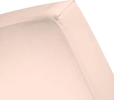 Damai - Hoeslaken (tot 25 cm) - Katoen - 160/180 x 200/210 cm - Blush