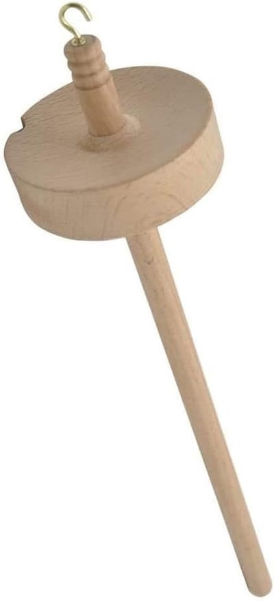 Houten Spindel Top Klopper - Ideaal voor Beginners, DIY Spin- en Naaiwerk, Handgemaakt Gereedschap