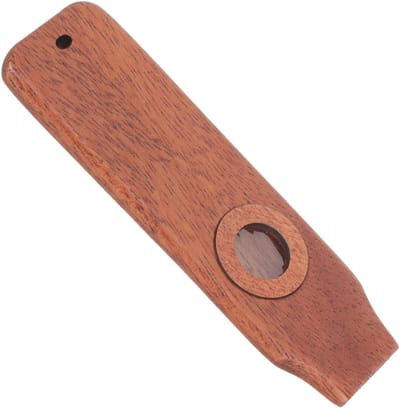 Houten Kazoo - Muziek Instrument - Muziek Maken - Eenvoudig Te Bespelen - 9.5 cm - Houtkleur