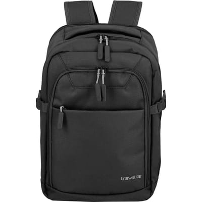 Travelite Kick Off Cabin Backpack 20 liter (handbagage rugzak) 01 - Zwart