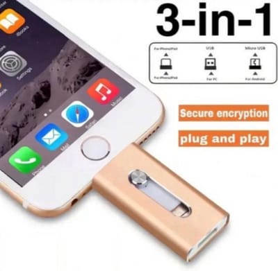 Snelle USB Flash Drive 128GB – Geschikt voor iPhone | Foto Stick met Hoge Snelheid | Externe Opslag voor Foto’s & Video’s | Voorkom Volle Telefoon Opslag