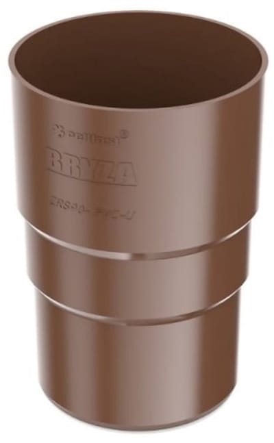 Regenpijp Koppeling Bruin 63mm - Valpijp Verbinding