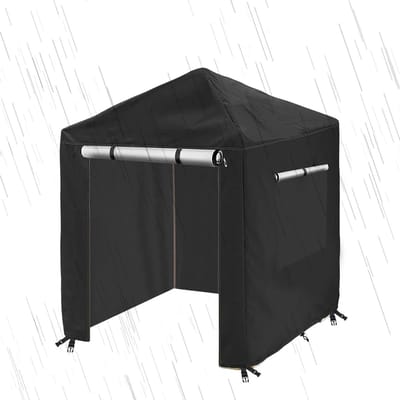 Speelhuisje Hoes - Tuinhuis Beschermer - Buiten Beschermen - Waterdicht Winddicht - 142x142x153cm - Grijs