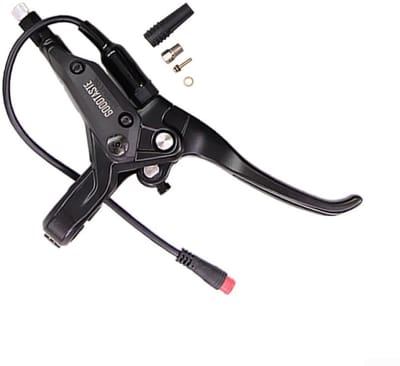 Allecto - E-Bike Remhendel - Waterdichte Remhendel - Power-Off functie - Zwart - Aluminium - Geschikt voor elektrische fietsen - 220 gram