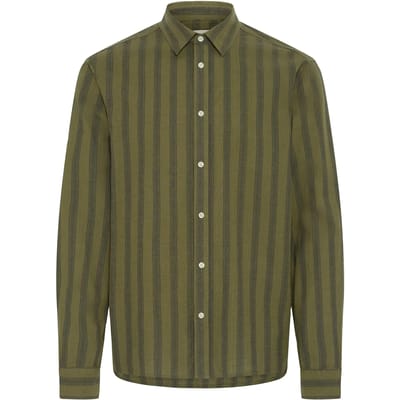 Blend - BHDARIS SLUB STRIPE - Heren - Lange mouwen shirts