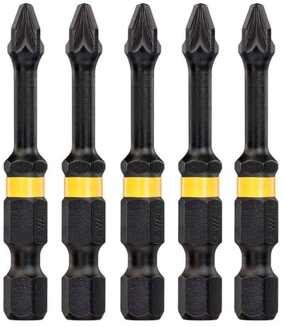 Dewalt Schroefbits - Extreme Impact Torsion - Pz1 Impact - 57mm - 5 Stuks