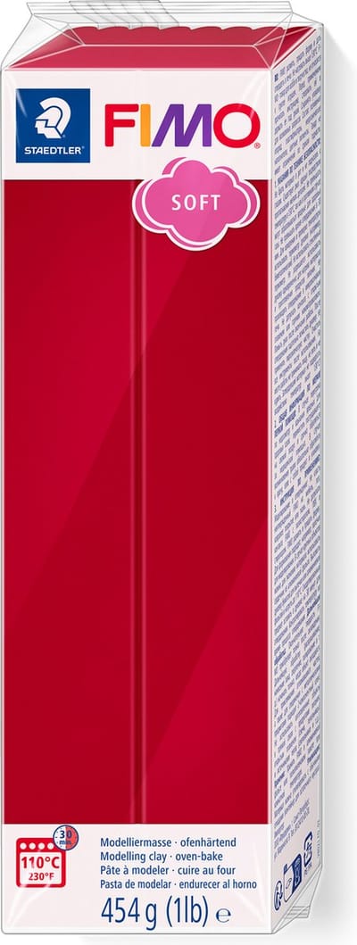 Staedtler Mod. clay FIMO soft 454g cherry red