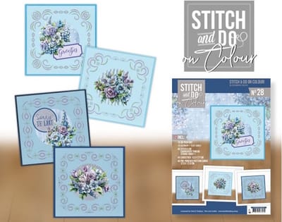 Stitch and do on Colour 28 - Blooming Blue