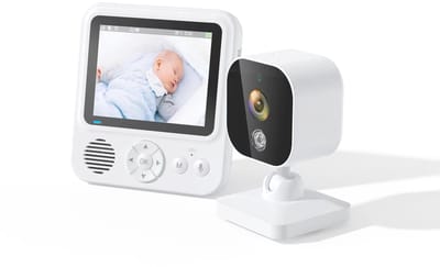 Videomonitor met camera 2.4G transmissie, babyfoon met 2-weg audio, infrarood nachtzicht