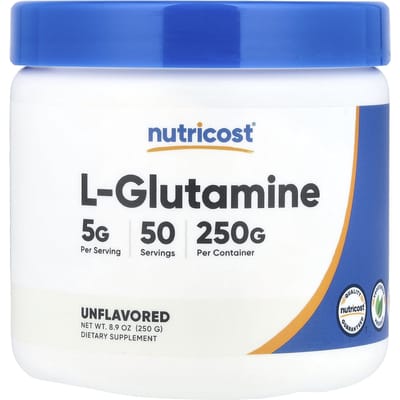Nutricost, L-Glutamine, Zonder smaak, 250g (8.9oz)