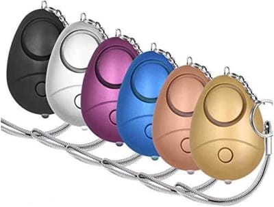 Persoonlijk Veiligheidsalarm - 140dB Alarm Sleutelhanger met LED - Noodalarm voor Vrouwen, Mannen, Kinderen, Ouderen - 6 Stuks