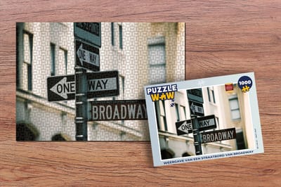 Puzzel New York - Manhattan - Broadway - Legpuzzel - Puzzel 1000 stukjes volwassenen