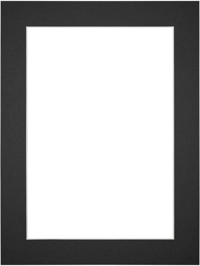Passe-Partout Fotomaat 40x50 cm - Lijstmaat 45x60 cm - Zwart - Museumkarton - Fotolijst niet inbegrepen