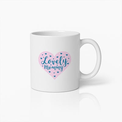 Lieve Mama Mok 330ml – Schattige Hart Koffiebeker – Perfect Moederdag Cadeau voor Mama, Echtgenote of Nieuwe Moeder
