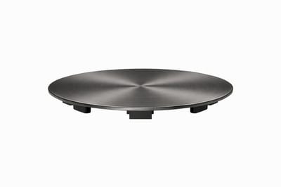 Waterval Afdekplaat Gootsteen Ø114 mm – RVS 304 – Spoelbak Afvoer Cover – Korfplug afdekken – Gunmetal Grey