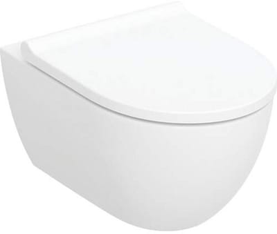 Geberit Acanto Wandclosetpack - diepspoel- turboflush 36x53cm - closetzitting - softclose -quick release - wit