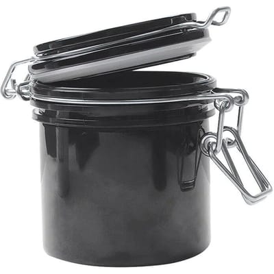 Wimperlijm opslagtankcontainer Individueel enten Valse wimpers Zelfklevende standaard Opslagpot Wimperverlenging Make-up gereedschap zwart