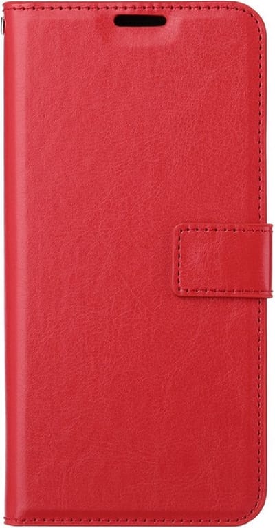 LuxeBass Hoesje geschikt voor Samsung Galaxy S20 Ultra - Bookcase Rood - portemonnee hoesje - telefoonhoes - gsm hoes - telefoonhoesjes