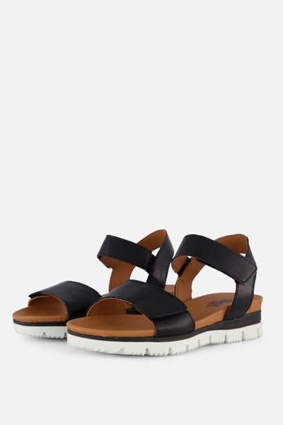 Giga Giga Sandalen zwart Leer