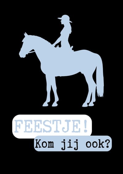Lise Schrijft | Uitnodiging Kinderfeestje | Duurzaam | Jongen | Meisje | 15 ECO-kaarten | Manege | Paardrijfeestje | Paard | Pony | Paardrijden | met leuke SLUITSTICKER | inclusief witte ENVELOP | | FSC Mix credit, EU Ecolabel, ECF gecertificeerd