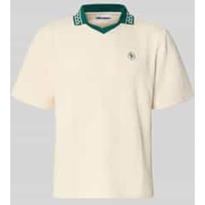 regular fit poloshirt met gestikt logo model 'Fancy'