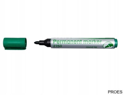 D.RECT ​​​​Permanent Marker 2150 Groen - Kwaliteit voor kantoor en thuis