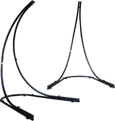Tot 150kg: Metalen Hangstoel Standaard - 210cm Hangstoel Frame Metaal - Balkon Terras Tuin Houder