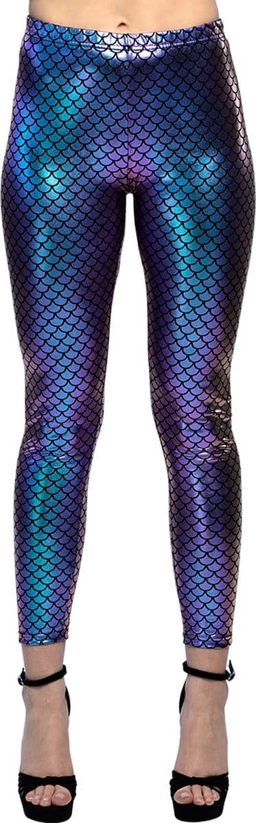 Boland - Legging Zeemeermin (L/XL) - Volwassenen - Zeemeermin - Fantasy