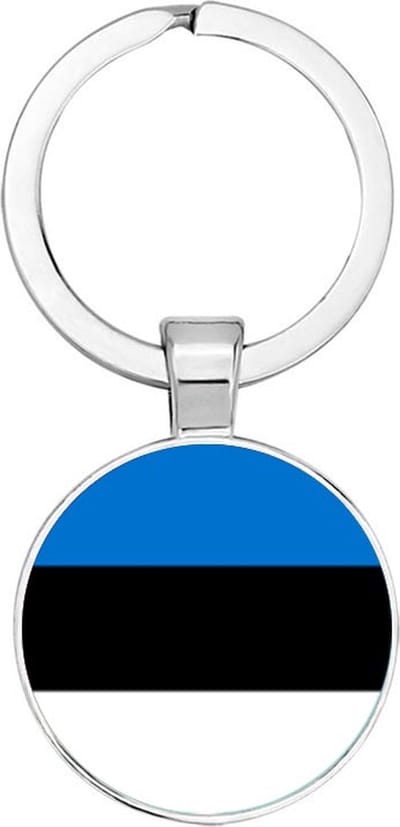 Akyol - Estland Sleutelhanger - Toeristen - Must go - Estonia travel guide - Accessoires - Cadeau - Gift - Geschenk - 2,5 x 2,5 CM