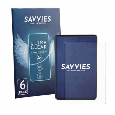 Savvies - Screenprotector voor Bafang VD04 - Folie Beschermfolie transparant 6 Stuks