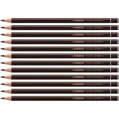 STABILO Original - Kleurpotlood - Voor Haarfijne Lijnen - Met Elastische Kern - roestbruin - per stuk