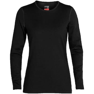 T-shirt thermique à manches longues Icebreaker 260 TECH pour femme noir IB104387001 taille M black