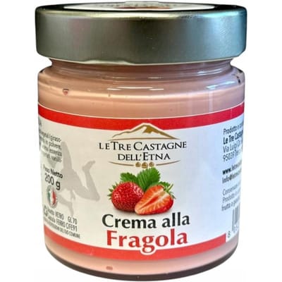 Confiture de fraises Sicile Le Tre Castagne dell'Etna 200g