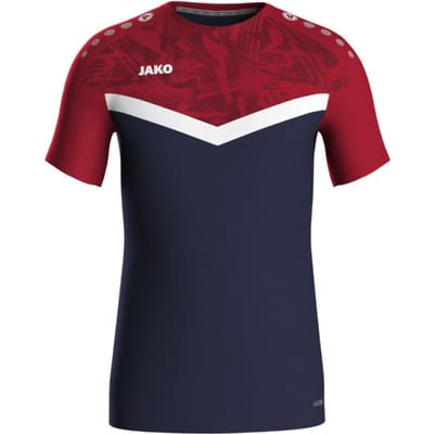 Jako Iconic T-Shirt Heren - Marine / Chilirood | Maat: S