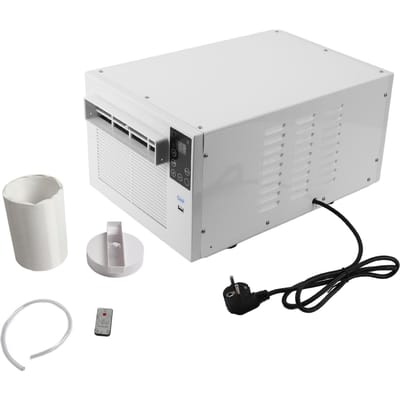 Draagbare Airconditioner 1900BTU 280W Mini Mobiele AC met Afstandsbediening voor Thuis Slaapzaal Kantoor