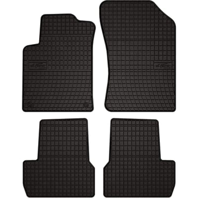 Wielganizator SolidPRO Serie - Auto Rubber Matten - Citroen C3 II (2009-2016) - Zwarte Kleur - Geschikt Voor Hatchback